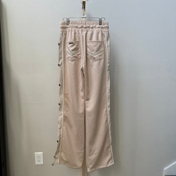NWT Maniere de Voir tan beige snap side track pants - Picture 2 of 6